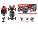 Team Corally Asuga XLR 6S Roller Buggy Chassis - Red-3