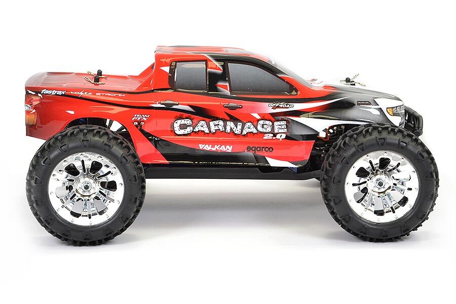 FTX Carnage 2.0 1/10 Brushed Truck 4WD RTR - Red-2