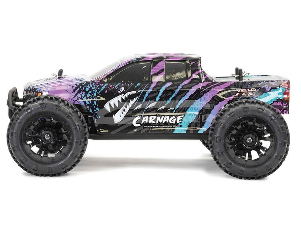 FTX Carnage 2.0 1/10 Brushless Truck 4WD RTR with Lipo Battery & Charger-6