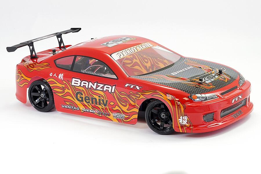 FTX Banzai 1/10 Brushed Drift 4WD RTR - Red-2