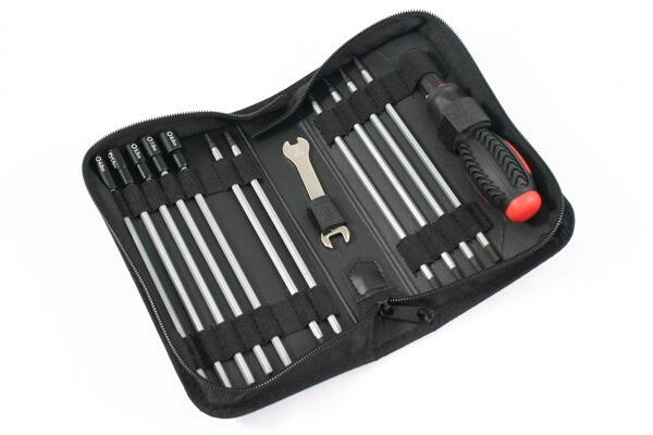 Fastrax 19-IN-1 Tool Bag 3X Slot, 3X PH 6X Hex, 4X Nut 1X 5/8mm Wrench-2