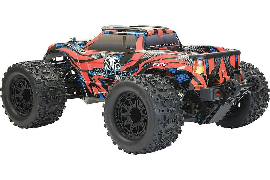 FTX Ramraider 1/10 Brushless Monster Truck RTR - Red/Blue-4