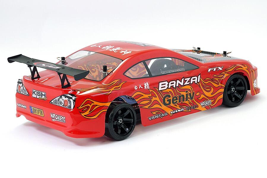 FTX Banzai 1/10 Brushed Drift 4WD RTR - Red-3