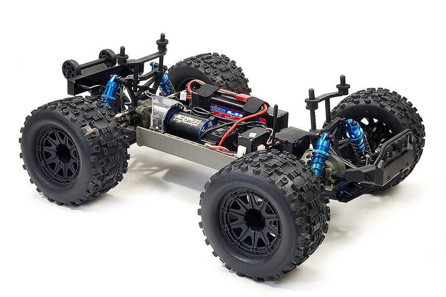 FTX Ramraider 1/10 Brushless Monster Truck RTR - Green/Blue-7