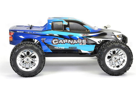 FTX Carnage 2.0 1/10 Brushed Truck 4WD RTR - Blue-2