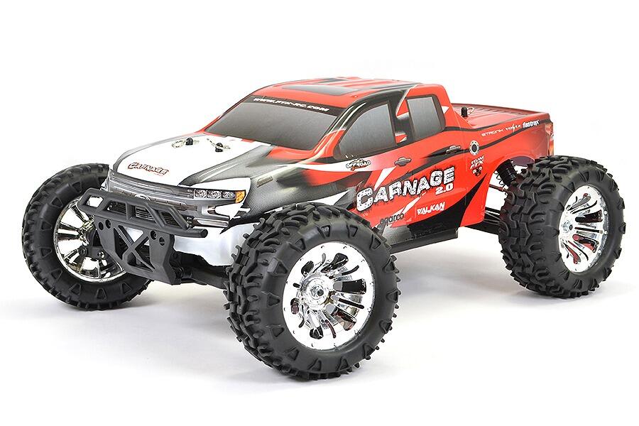 FTX Carnage 2.0 1/10 Brushed Truck 4WD RTR - Red-3