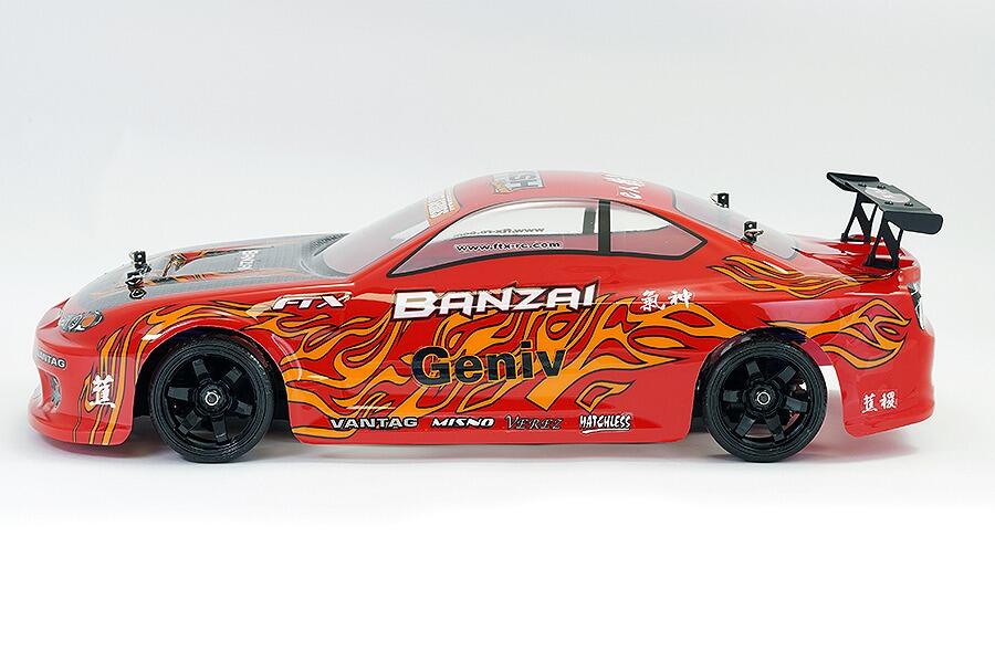 FTX Banzai 1/10 Brushed Drift 4WD RTR - Red-4