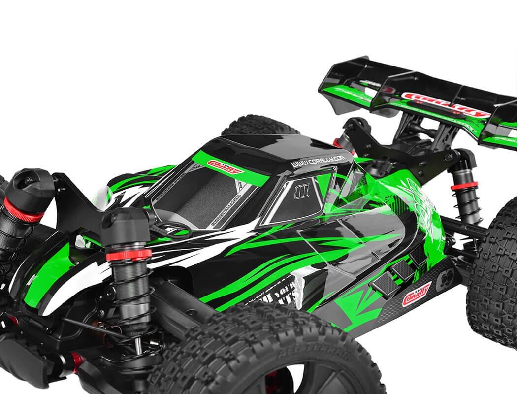 Team Corally Asuga XLR 6S Roller Buggy Chassis - Green-6