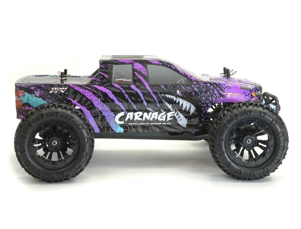 FTX Carnage 2.0 1/10 Brushless Truck 4WD RTR with Lipo Battery & Charger-4