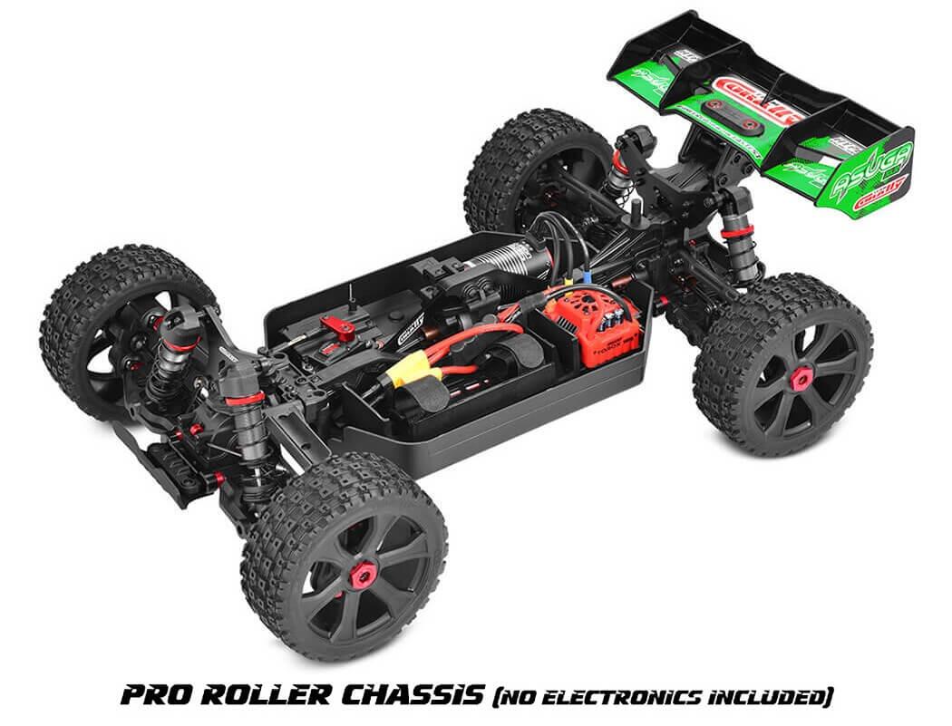 Team Corally Asuga XLR 6S Roller Buggy Chassis - Green-8