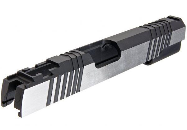 GK Tactical Aluminium SV Standard Slide for Tokyo Marui Hi-Capa/1911 GBB Series - TwoTone-0