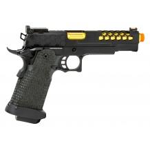 Golden Eagle Hi-Capa 5.1 Full Metal Gas Blowback Pistol - Black-0