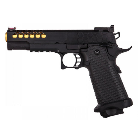 Golden Eagle Hi-Capa 5.1 Full Metal Gas Blowback Pistol - Black-1