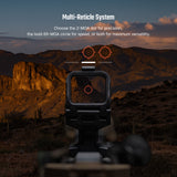 Osight R Micro T1/T2 Footprint Enclosed Red Dot Sight with Multi-Reticule System