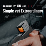 OLight Osight SE MOS Direct-Mount Enclosed Emitter Red Dot Sight with Multi-Reticule System