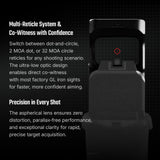 OLight Osight SE MOS Direct-Mount Enclosed Emitter Red Dot Sight with Multi-Reticule System