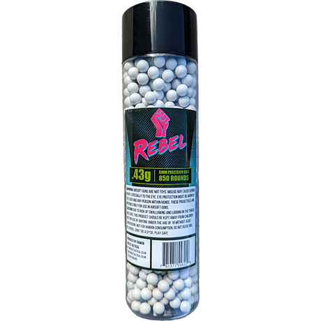 Rebel Precision Heavyweight BIO BBs 850pcs Bottle