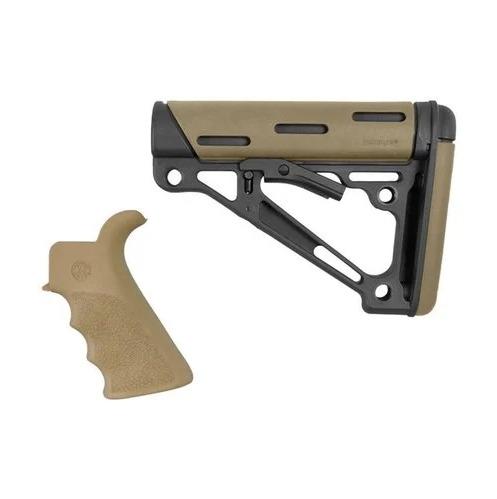 Hogue AR-15 Finger Groover Grip with Collapsible Mil-Spec Buttstock-1