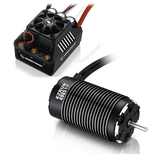 Hobbywing Ezrun MAX6 ESC Combo - 4985-1650kv Motor (Black) - 5mm-0