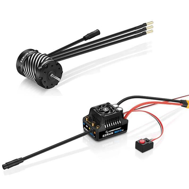 Hobbywing Combo MAX10 G2 80A ESC 3652SD 4100kV BLK G3 Motor-0