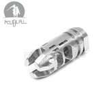 Kublai VG6 Epsilon Style Flash Hider Bead Blasted - Stainless-0