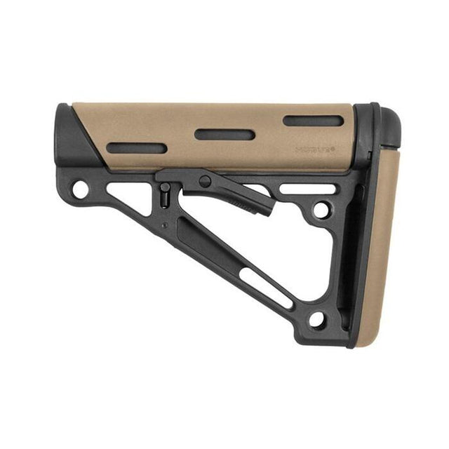 Hogue AR-15 Overmolded Buttstock Collapsible Mil-Spec Rubber - FDE-0