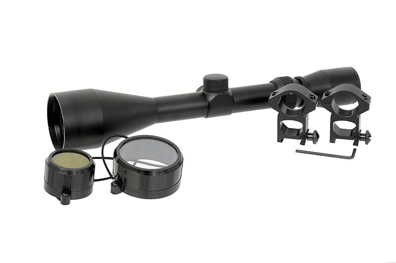 PCS Scope 3-9X50EG with High Mounting Rings-1