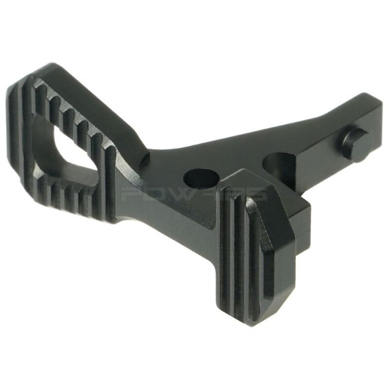 Maxx Model CNC Aluminium Enhanced Bolt Catch for MTW - Style A - Black-0