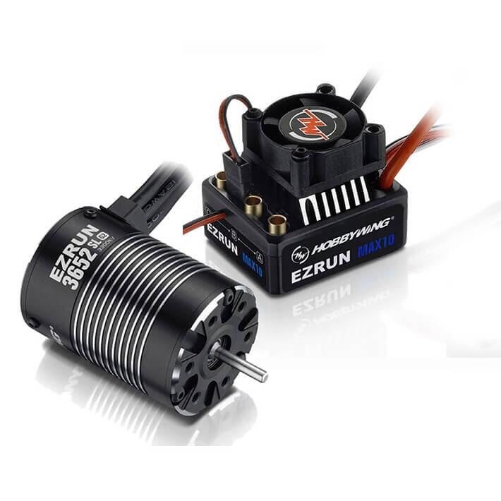 Ezrun Hobbywing Combo Max10 ESC 3652SL + 3300KV Motor-0