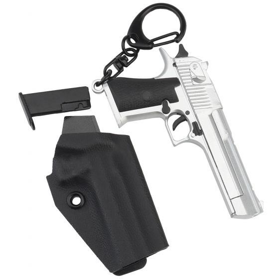 Nuprol Desert Eagle & Holster Keyring - Silver-1