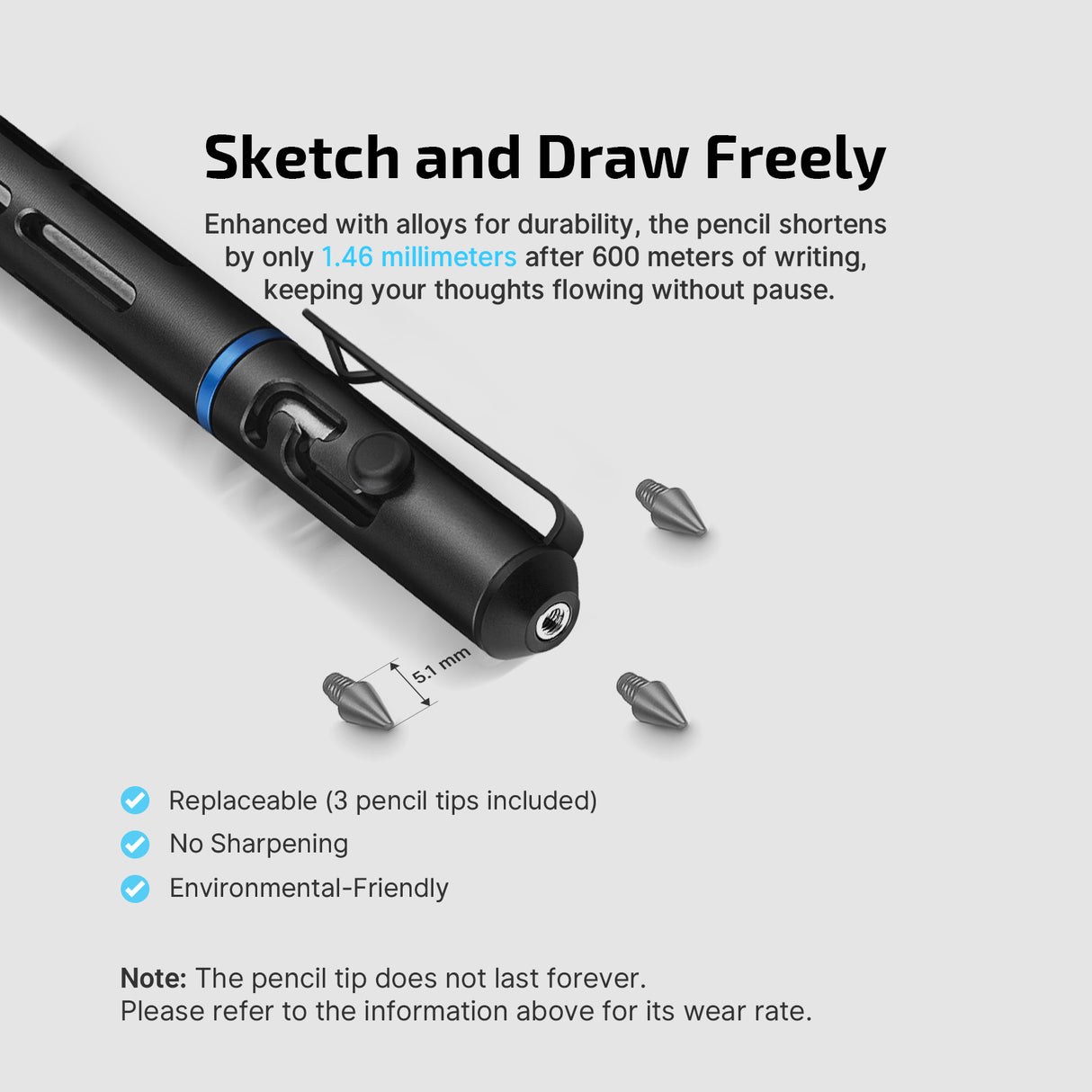 OLight O'pen Mini 2 Versatile Bolt-Action Pen - Black