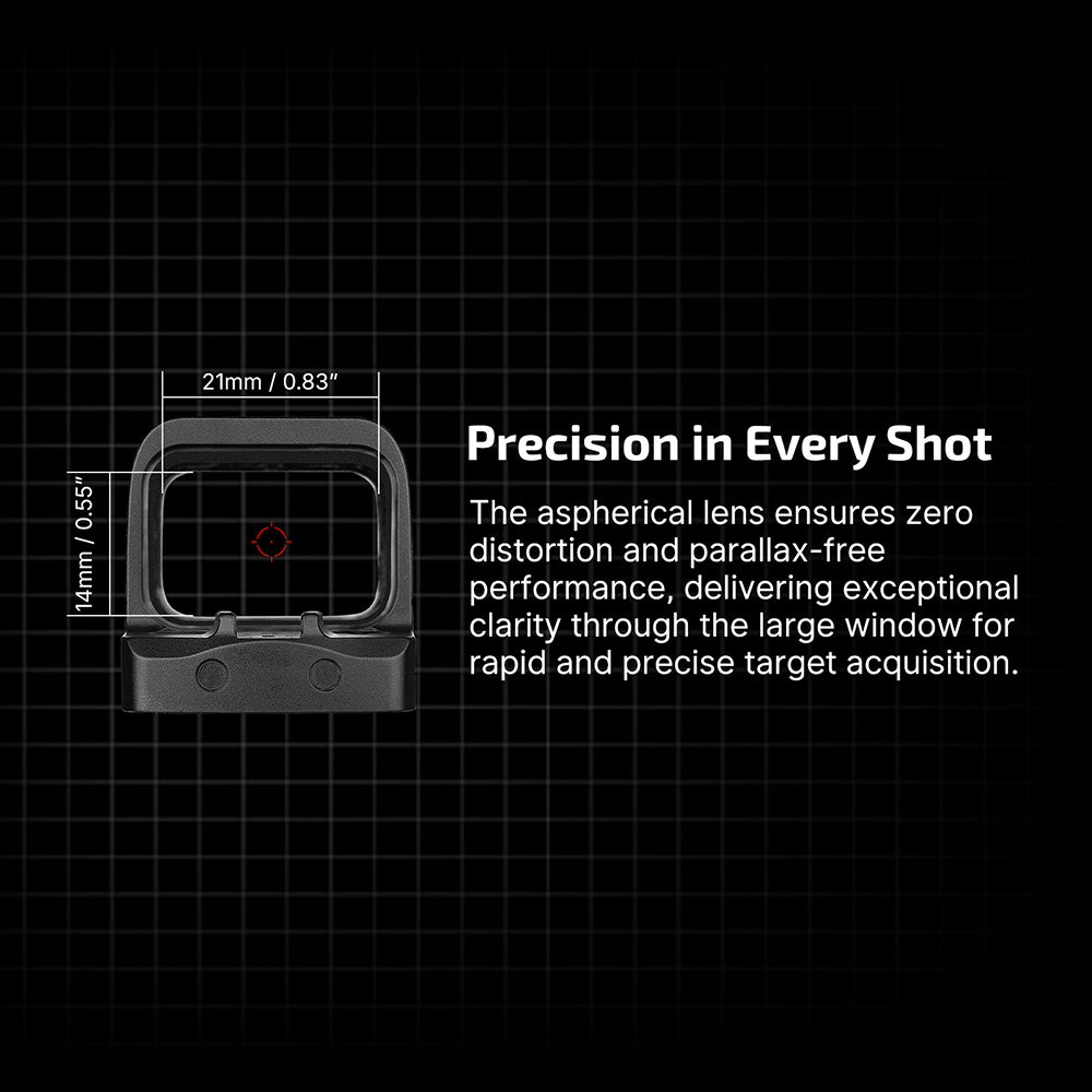 Osight S 2 MOA Dot & 32 MOA Circle with OAL Material - OD Green