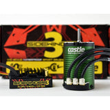 Castle SV3 Waterproof 1/10 12V ESC 1406-5700 Sensored Combo-1