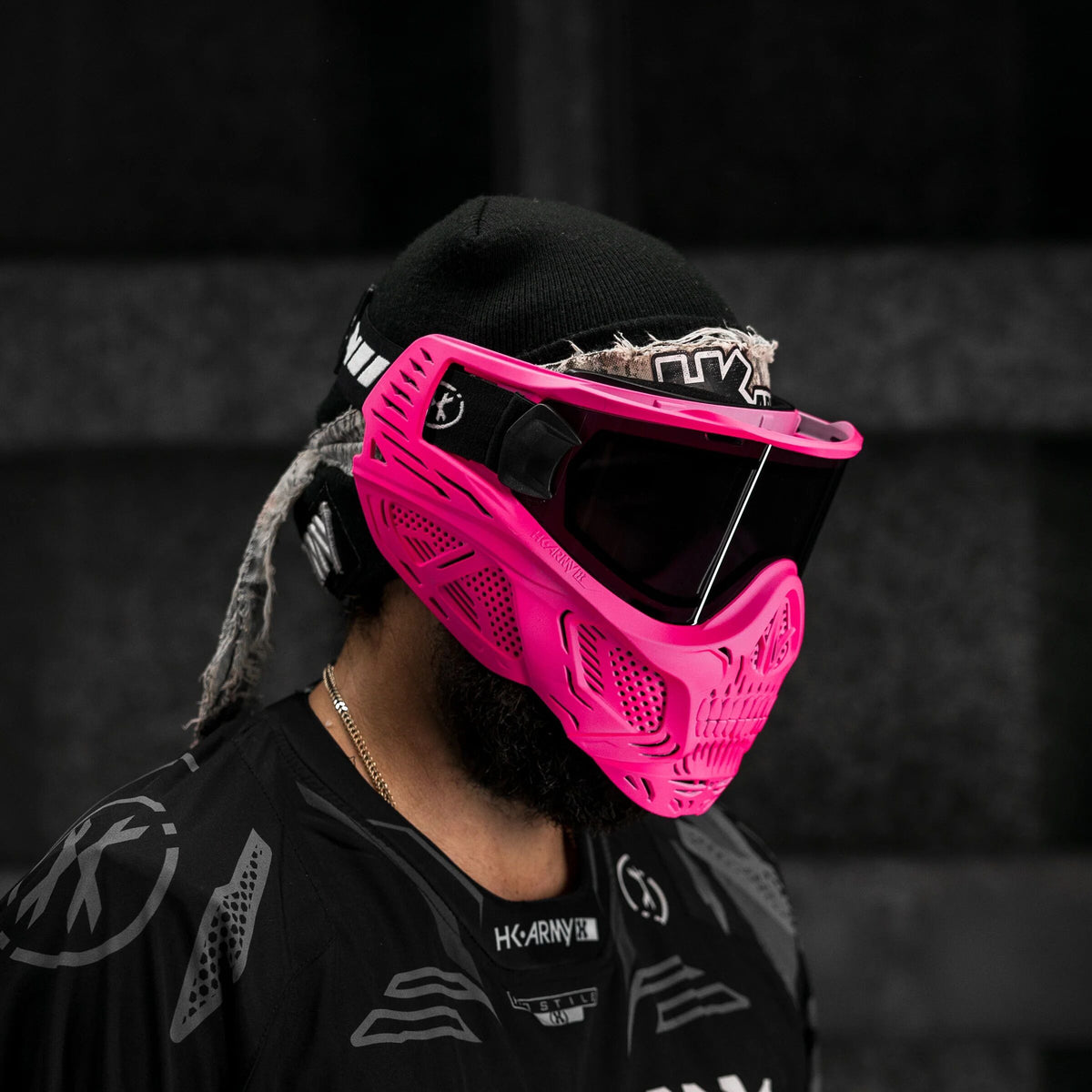 HK Army HSTL Skull Goggle - Neon Pink