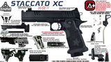 Army Armament R618A Staccato XC 2011 T8 Pistol  - Black