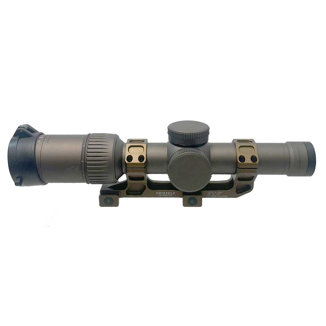 Sotac RZR 1-6x24 LPVO Rifle Scope with GEISSELE Style Mount Ring - FDE