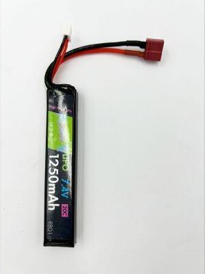 Rebel 7.4V 1250Mah 20C Lipo - Stick-0