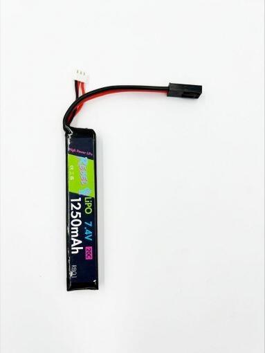 Rebel 7.4V 1250Mah 20C Lipo - Stick-1