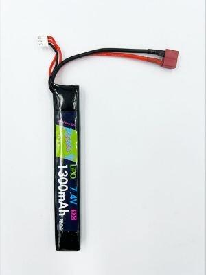 Rebel 7.4V 1300Mah 20C Lipo - Stick-0