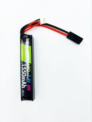 Rebel 7.4V 1550Mah 20C Lipo - Stick-1