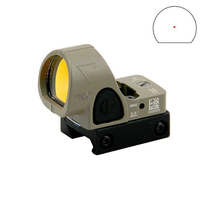 S&I Tactical Triji Style SRO Red Dot Sight - FDE
