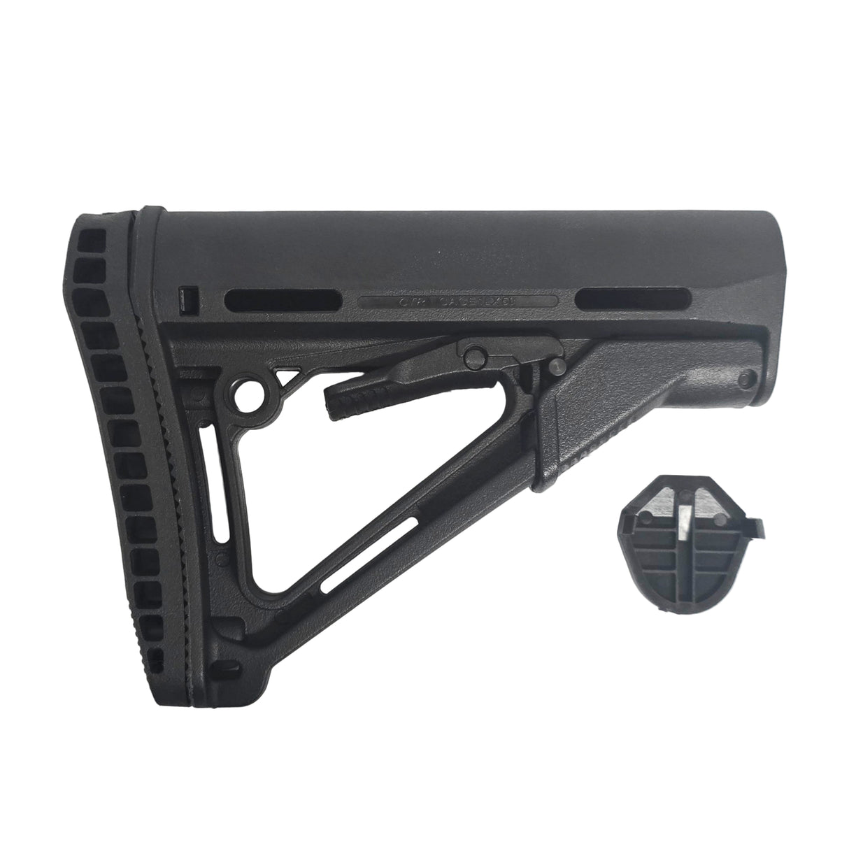 S&I Tactical Mag CTR Stock with Enhanced Buttpad - Black