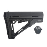 S&I Tactical Mag CTR Stock with Enhanced Buttpad - Black