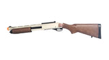 Golden Eagle 8885 Shotgun - Real Wood/Silver