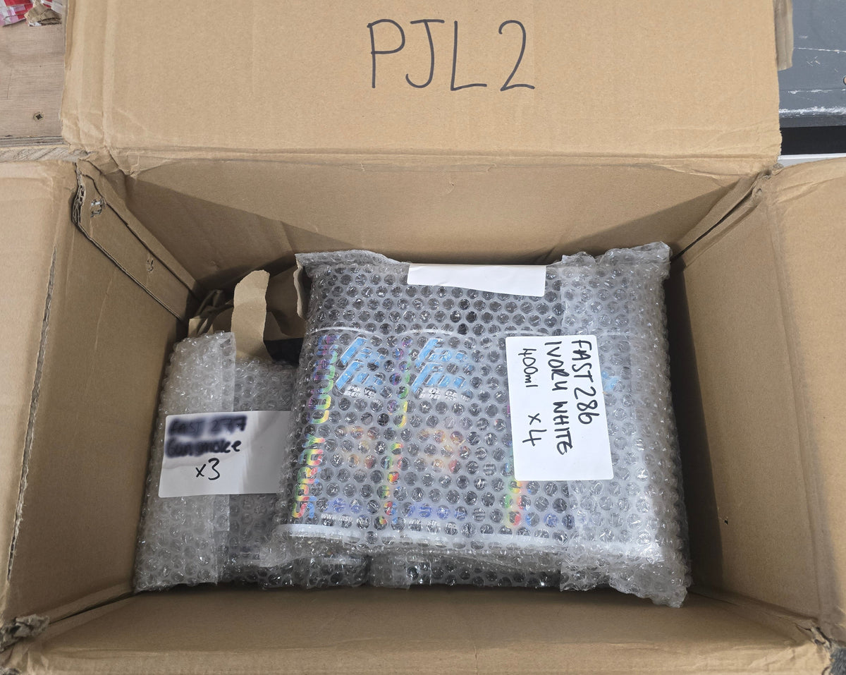 Fast Finish Spray Paint Job Lot (Box 2)