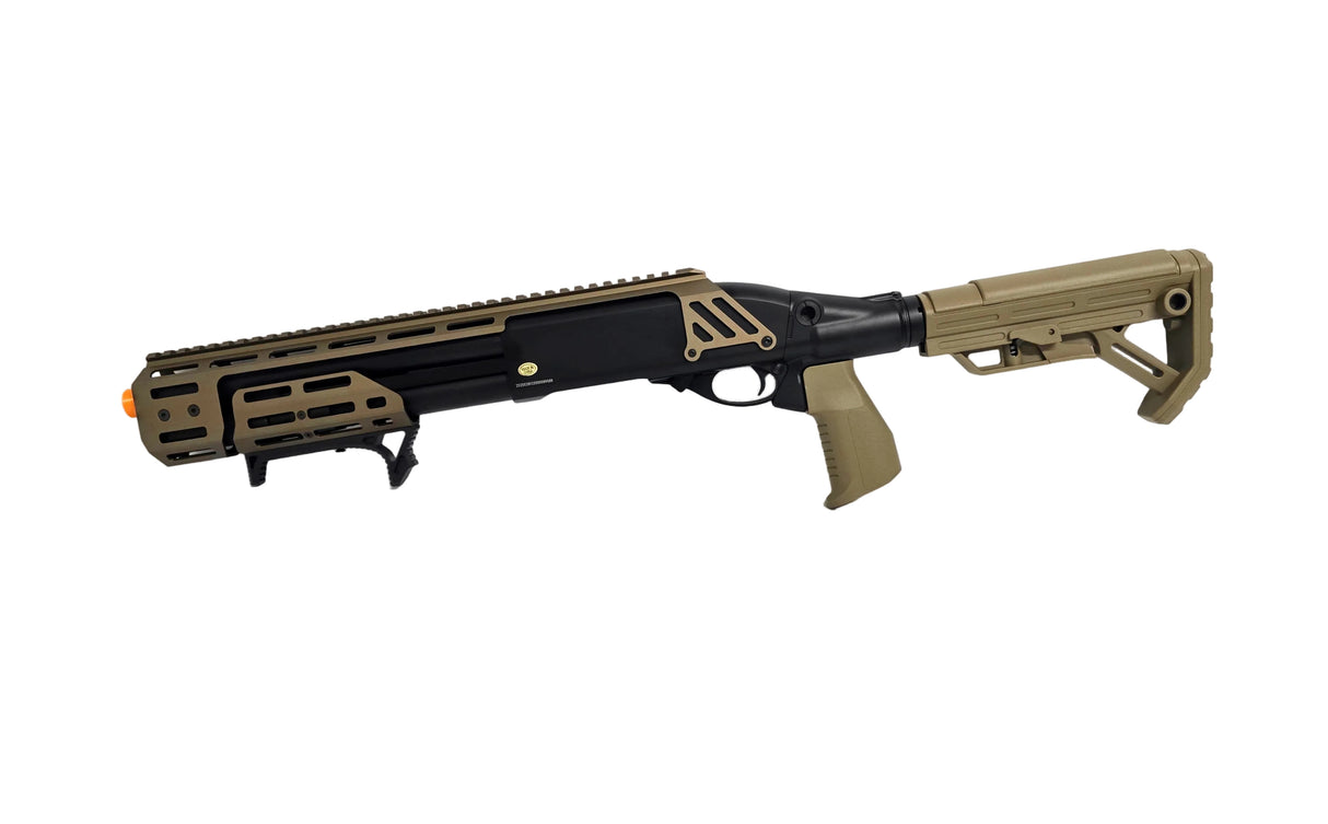 Golden Eagle AT8905T Tri-Shot Gas Pump Action Shotgun - FDE