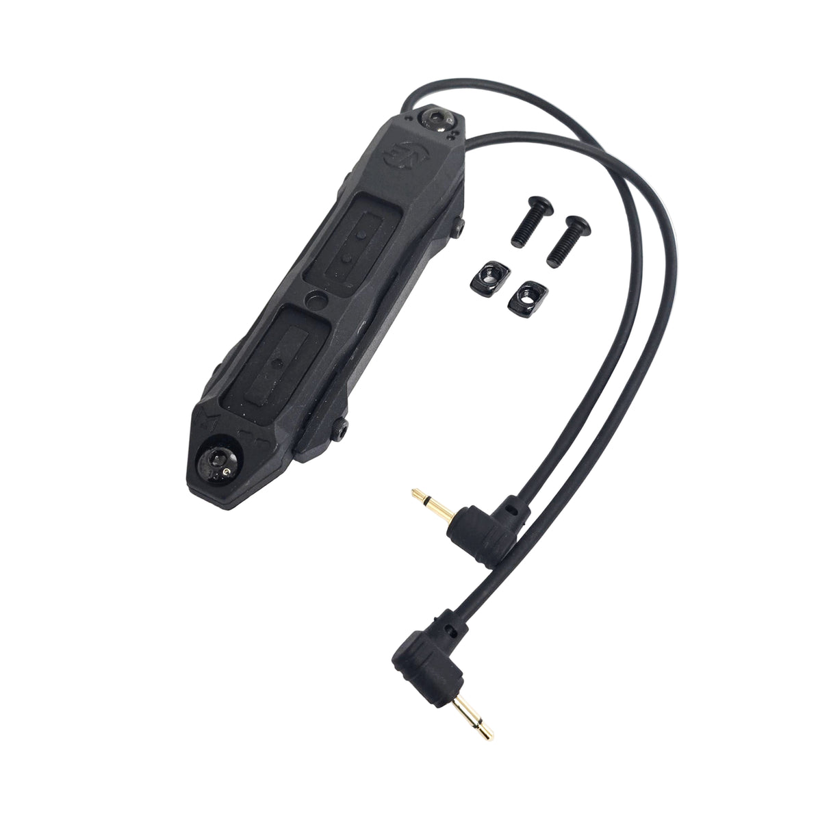 Wadsn Remote Dual Pressure Switch with Double 2.5mm Plugs - Black