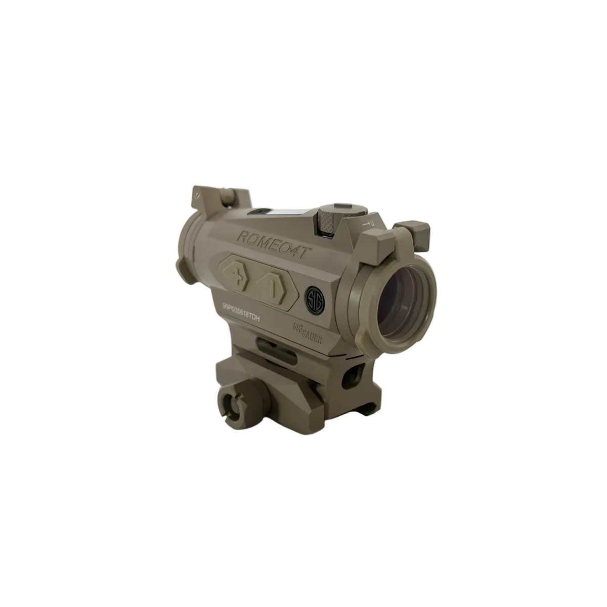 Evolution Gear ROMEO 4T Solar Red Dot Sight with 1.41'' Mount - FDE