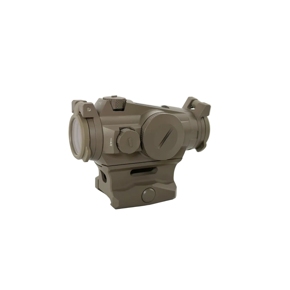 Evolution Gear ROMEO 4T Solar Red Dot Sight with 1.41'' Mount - FDE
