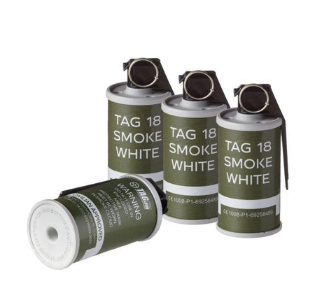 Tag Innovation Tag-18 Military Style Smoke Grenade Pack of 6-0